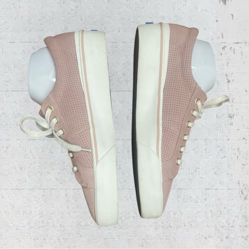 Keds Jump Kick Duo Perf Suede Size 11 Mauve Chunky Sneaker Preppy - Picture 4 of 12
